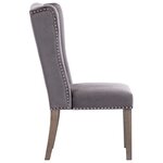 vidaXL Chaises à manger lot de 4 gris velours