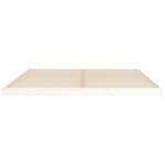 vidaXL Cadre de lit sans matelas blanc 180x200 cm bois massif de pin