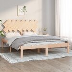 vidaXL Cadre de lit sans matelas 140x200 cm bois massif