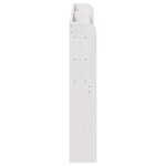 vidaXL Tête de lit avec étagères blanc 150 cm bois massif de pin