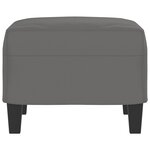 vidaXL Repose-pied Gris foncé 60x50x41 cm Tissu microfibre
