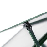 vidaXL Serre avec cadre de base vert 334x169x195 cm aluminium