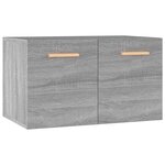 vidaXL Armoire murale Sonoma gris 60x36 5x35 cm Bois d'ingénierie