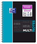 Cahier Spirale MULTINOTES A4+ 160P Perforées Lignées 90g avec Intercalaires OXFORD