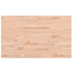 vidaXL Étagère de vasque murale acier et bois massif de hêtre