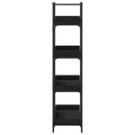 vidaXL Bibliothèque à 4 niveaux noir 100x33x145 5 cm bois d'ingénierie