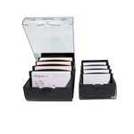 Boîte À Fiches Bristol Et Flash Cards A7 Office - Noir - X 8 - Exacompta