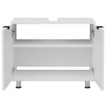FMD Meuble de salle de bain sous évier 70x32 9x49 5 cm blanc