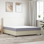vidaXL Matelas en mousse moyennement doux 180x200 cm