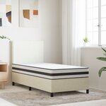 vidaXL Matelas à ressorts bonnell moyen 90x200 cm