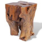 vidaXL Tabouret Bois de teck massif