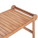 vidaXL Table basse 100x50x45 cm Teck solide