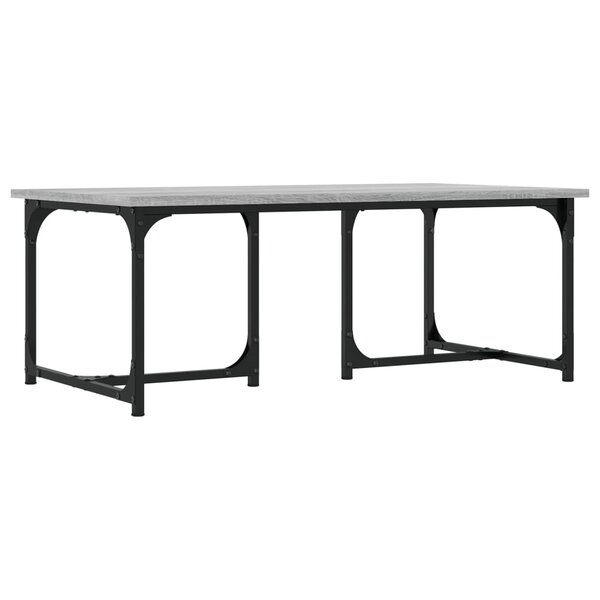vidaXL Table basse Sonoma gris 90x50x35 cm Bois d'ingénierie