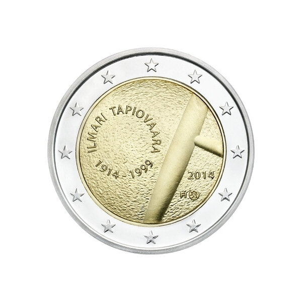 Monnaie 2 euros commémorative finlande 2014 - ilmari tapiovaara