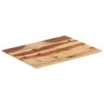 vidaXL Dessus de table bois massif d'acacia 15-16 mm 70x80 cm