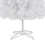 vidaXL Arbre de Noël artificiel pré-éclairé 500 cm blanc