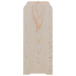 vidaXL Casier à vin 67 5x25x60 cm Bois de pin massif