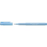 Feutre broadpen pastel 0 8mm bleu clair faber-castell