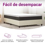 vidaXL Matelas à ressorts bonnell moyen 100x200 cm