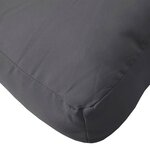 vidaXL Coussin de palette anthracite 60x60x8 cm tissu oxford