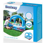 Bestway piscine avec auvent bleu 147 x 147 x 122 cm 52192