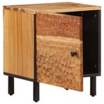 vidaXL Tables de chevet 2 Pièces 40x33x46 cm Bois d'acacia massif