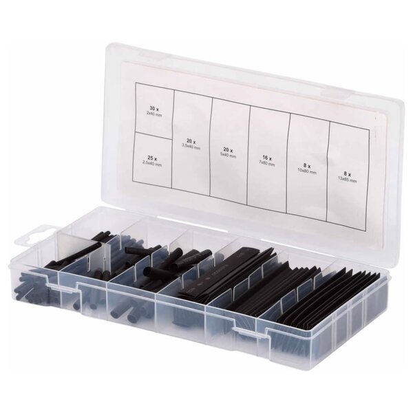Ks tools assortiment de manchons rétractables 127 pcs 2x40-13x80 mm