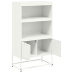 vidaXL Meuble TV jaune moutarde 100 5x39x60 5 cm acier