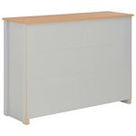 vidaXL Buffet Gris 112x35x81 cm