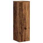 vidaXL Supports pour plantes 2 Pièces vieux bois bois d'ingénierie