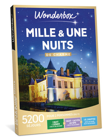 Coffret cadeau - WONDERBOX - Mille et une nuits de charme