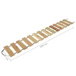 vidaXL Rouleau de terrasse 35x300 cm Bois de pin imprégné