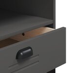 vidaXL Meuble TV VIKEN gris anthracite bois de pin solide