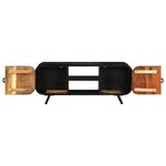 vidaXL Meuble TV 110x30x45 cm Bois de récupération massif