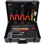 Ks tools ensemble d'outils d'électricien 128 pièces 1/4" + 1/2" 911.0628