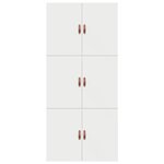 Cadre de Lit de Rangement vidaXL Blanc 90x190 cm