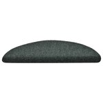 vidaXL Tapis autoadhésifs de marches 5 Pièces Vert 56x17x3 cm Aiguilleté