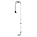 vidaXL Échelle de piscine 54x38x211 cm acier inoxydable 304