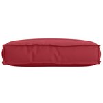 vidaXL Coussin Pallet pour Siège Rouge Vin 60x40x8 cm Tissu Oxford