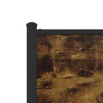 vidaXL Cadre de lit métal avec tête de lit et pied de lit 137x190 cm