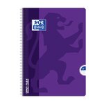 Cahier OPENFLEX spirale A4 180p grands carreaux 90g Coloris Aléatoire OXFORD