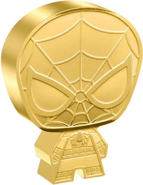 Pièce de monnaie en Argent 2 Dollars g 31.1 (1 oz) Millésime 2023 Chibi SPIDER MAN