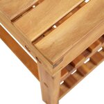 vidaXL Range-chaussures 70x32x46 cm Bois d'acacia massif