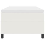 vidaXL Lit Box Spring avec Matelas Crème 90x200 cm Tissu en Corduroy
