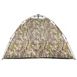 vidaXL Tente de pêche 4 personnes camouflage libération rapide