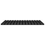 vidaXL Cadre de lit sans matelas noir 200x200 cm bois massif de pin