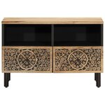 vidaXL Meuble TV 70x33x46 cm Bois massif de manguier