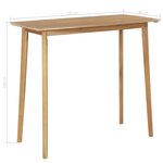 vidaXL Ensemble à manger d'extérieur 5 Pièces Bois d'acacia solide