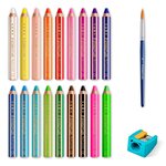 étui de 18 crayons de couleur hexagonal buddy STAEDTLER