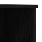 Buffet vidaXL en Chêne Noir 132x35 5x103 5 cm en Bois d'Ingénierie